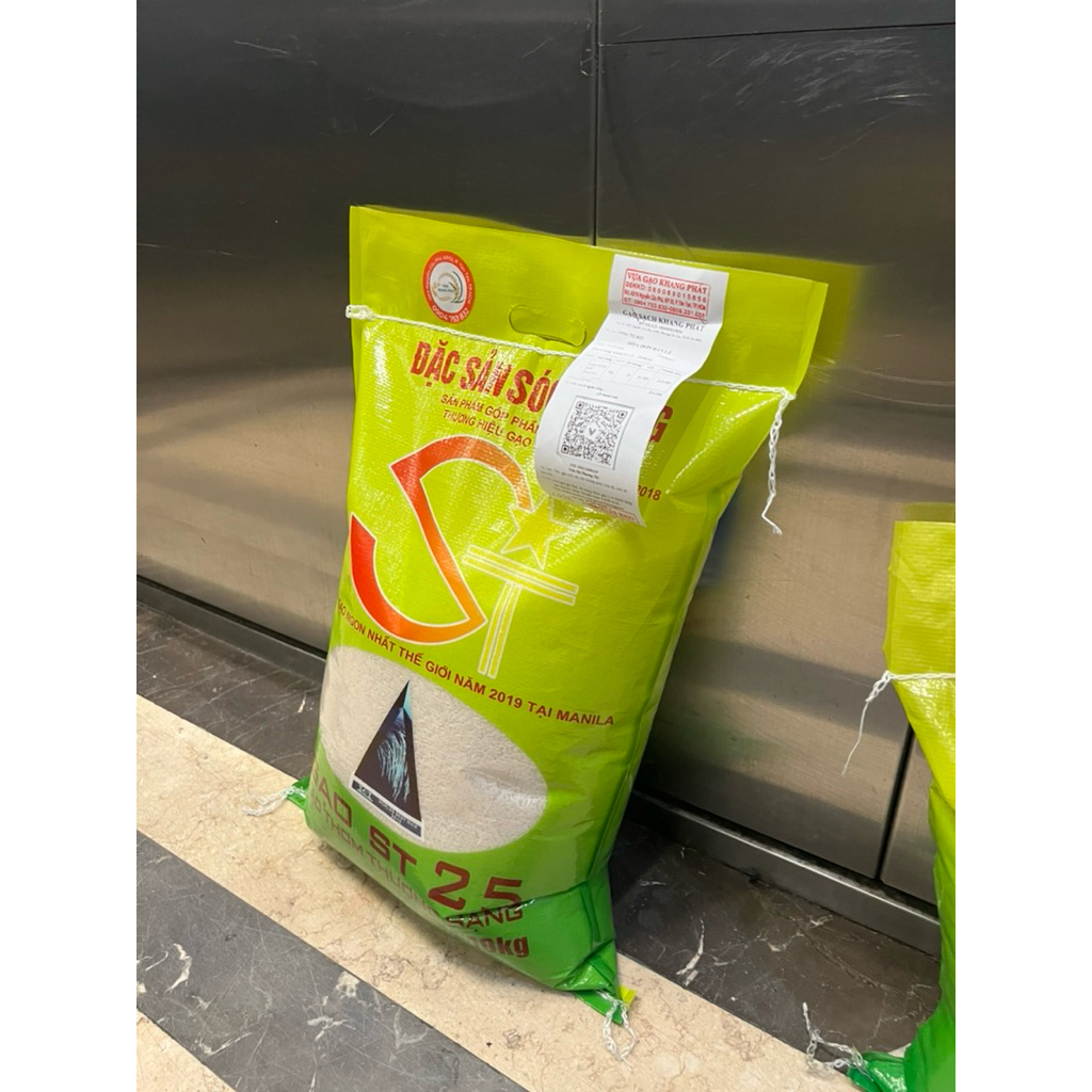 GẠO ST25 ( LOẠI 1) -  DẺO DAI, THƠM LÁ DỨA & CỐM NON
