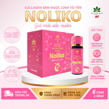 Nước Uống Collagen Noliko Sâm Ngọc Linh K5 Hộp 6 (50ml/lọ)