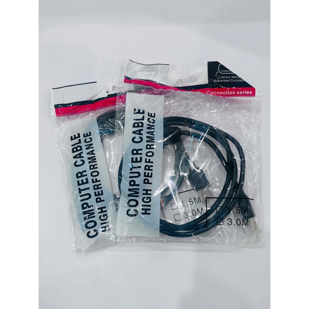 Dây cáp máy in cổng USB 2.0 đen dài 1.5M kết nối máy in với máy tính PC laptop chống nhiễu tốt