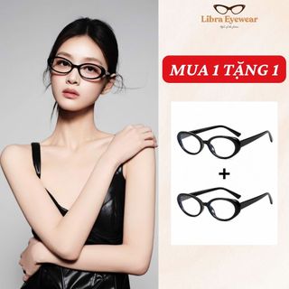 [MUA 1 TẶNG 1] Kính MiuMin Gọng Oval Phong cách Y2K Retro Hàn Quốc Hình Bầu Dục, Có Thay Được Mắt Cận