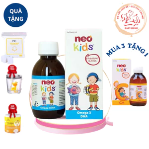 Neo Kids Omega 3 DHA - Hỗ trợ bổ sung DHA, vitamin cho trẻ phát triển toàn diện chai 150ml