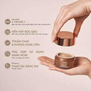 [ĐỘC QUYỀN HANNAH OLALA] Kem Nền Mây 5 Hoặc 6 Trong 1 Magic Finish Make-up Mousse Tone Tự Nhiên & Sáng Chống Nắng SPF30