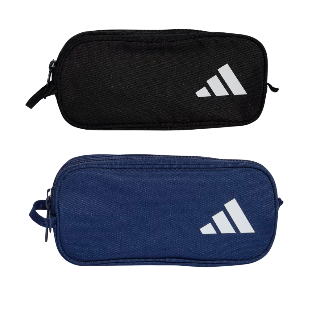 Túi Đựng Bút Adidas 2 Ngăn Khóa Kéo Chính Hãng – Hộp Bút Vải Tiện Lợi Đi Học Đi Làm