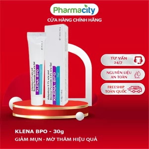 Kem Chấm Mụn Klena BPO Adapalene 0.1%, Benzoyl Peroxide 2.5% 30g Ngừa Mụn Ân Mụn Trứng Cá Hiệu Quả