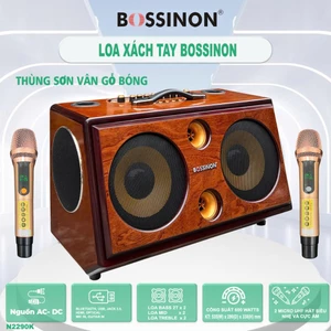 Xưởng bán trực tiếp Loa Bossinon N2290K Loa Kéo Xách Tay Hát Karaoke Bluetooth Đa Năng Giải Trí Di Động Nghe Nhạc
