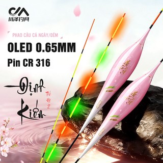 Phao Câu Cá Định Kiếm Thế Hệ 2 Tăm Đèn OLED Phao Câu Đài EN Câu Cá Ngày Đêm Tăm Siêu Sáng