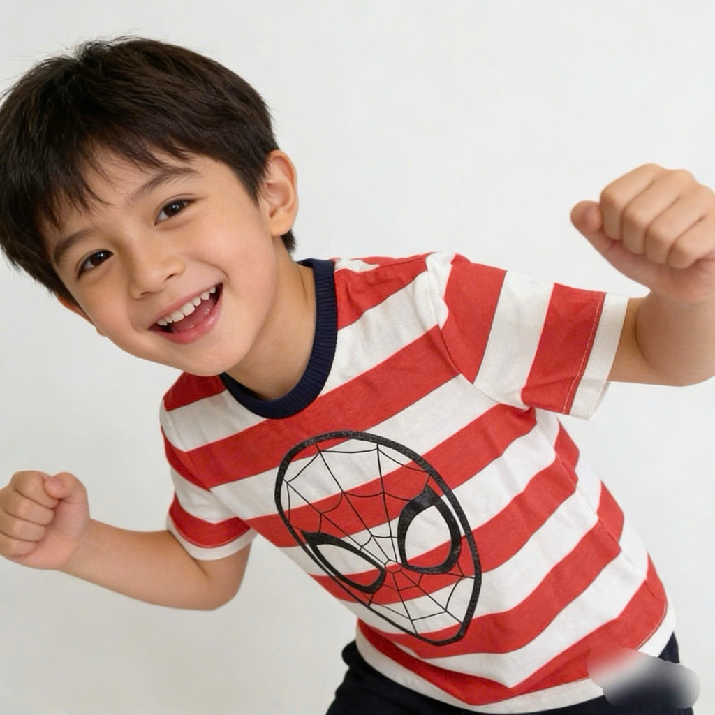 Áo phông bé trai bé gái nhiều mẫu dễ thương D8137 size 1-13 tuổi (10-50kg) cotton thoáng mát