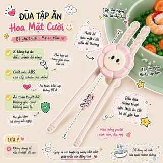 Đũa tập ăn tự động đàn hồi, PPSU cao cấp an toàn, chịu nhiệt độ cao phù hợp cho bé từ 1 tuổi
