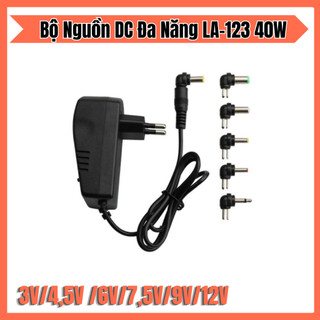 Bộ Chuyển Đổi Đa Năng LA-123 40W – Điều Chỉnh 3V/4.5V/6V/7.5V/9V/12V Cho Router, Camera, Loa,.....