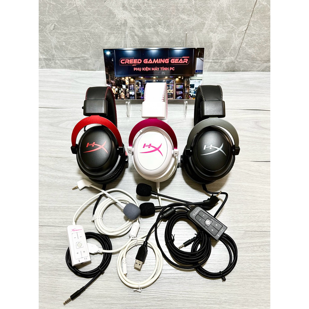 Tai nghe Gaming Hyperx Cloud 2 (cloud II)  kèm soundcard chuyên Gaming FPS | BigBuy360 - bigbuy360.vn