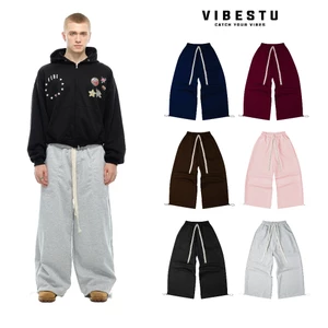 Quần Dài Ống Siêu Rộng Vải Nỉ 2 Da Local Brand VIBESTU , Quần Dài Form Unisex Nam Nữ