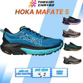 [Deal 20%] Giày Chạy Bộ Nam Nữ Hoka Mafate 5 Cao Cấp, Đế Siêu Bám, Đệm Êm