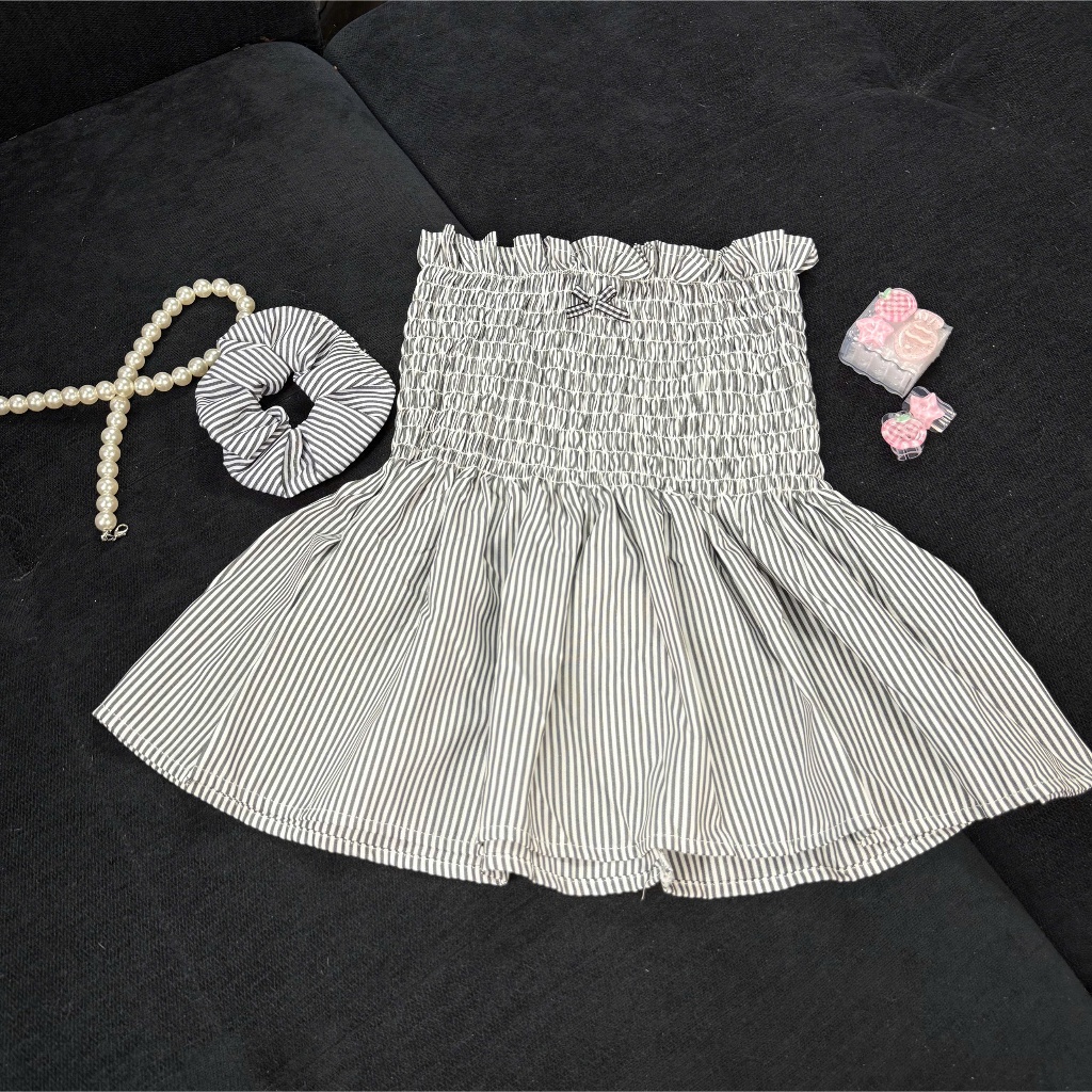 Áo nhún sọc xinh xinh #tiktok Phương Bán Áo Nhún