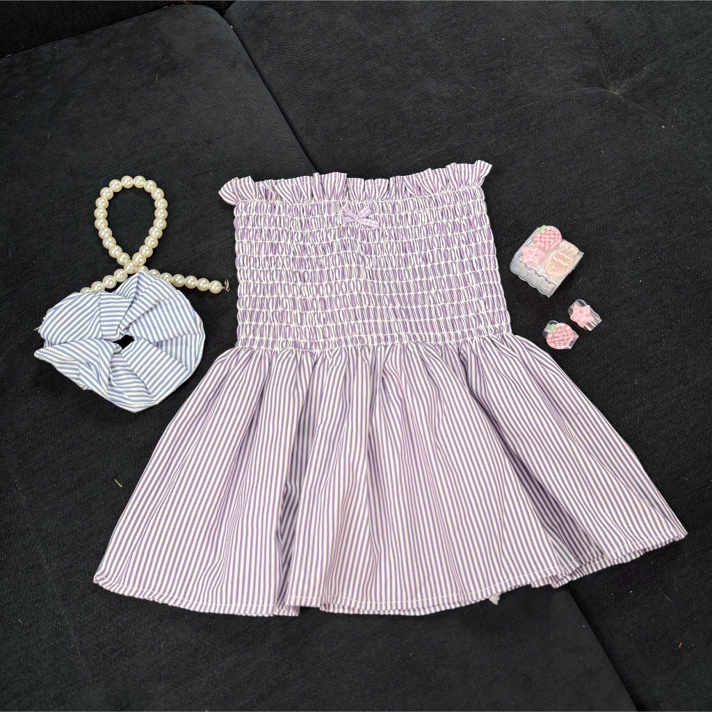 Áo nhún sọc xinh xinh #tiktok Phương Bán Áo Nhún