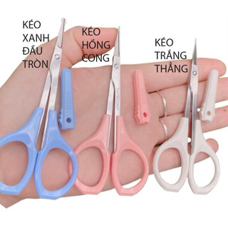 . Kéo Tỉa Lông Mi Chuyên Dụng – Đầu Cong/Thẳng Sắc Bén, Cắt Chuẩn Từng Sợi