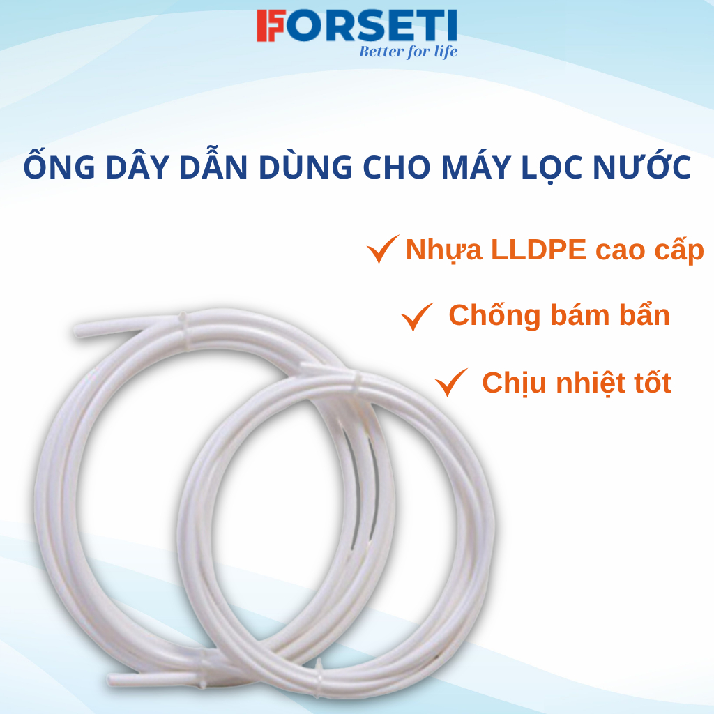Ống Dây Dẫn Nước Dùng Cho Máy Lọc Nước - Chất Liệu Nhựa LLDPE phi 6mm và 10mm, Lắp Máy Forseti, Kangaroo, Karofi,...