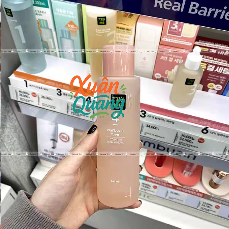 Numbuzin Serum No.1 ＆ No.2 ＆ No.4 | Easy Peasy Cleansing Oil | Hydrating Glow Mineral Toner