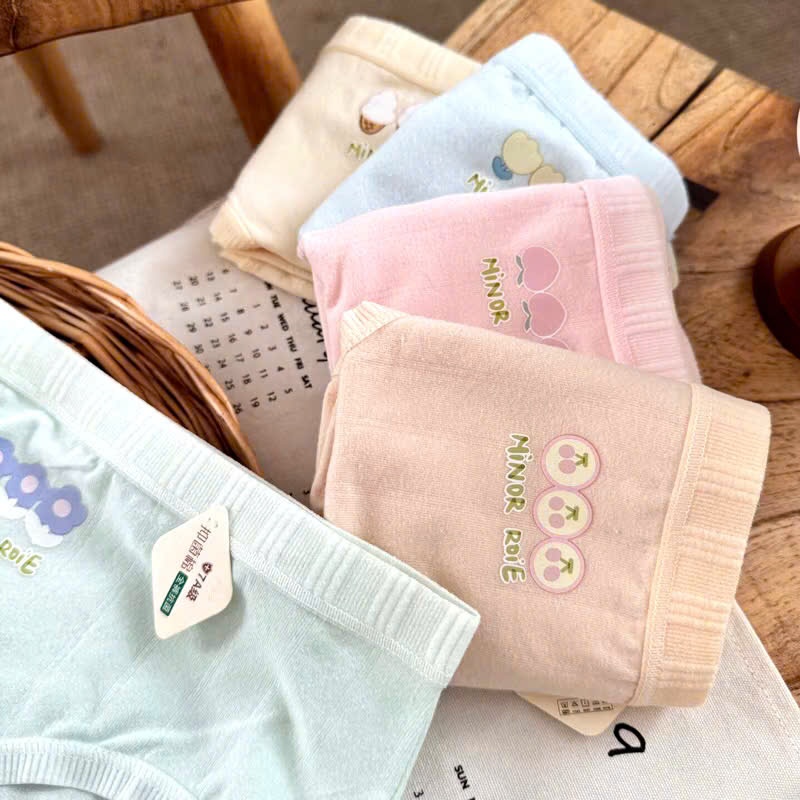 Sét 5 10 quần lót cotton QK3, Quần lót họa tiết chất cotton kháng khuẩn