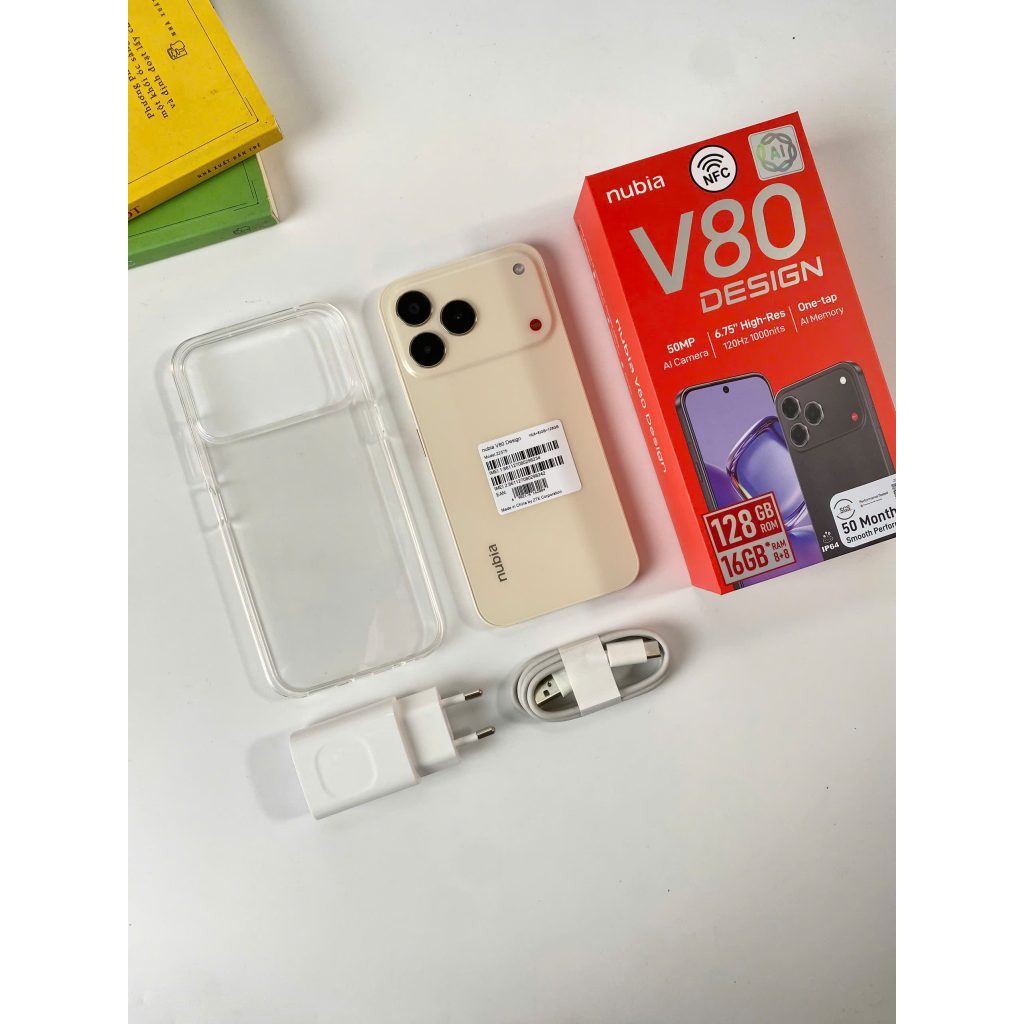 [Chính hãng] Điện Thoại ZTE Nubia V80 Design Fullbox Mới Nguyên Seal Pin 5000 mAh Có NFC BH 12 Tháng