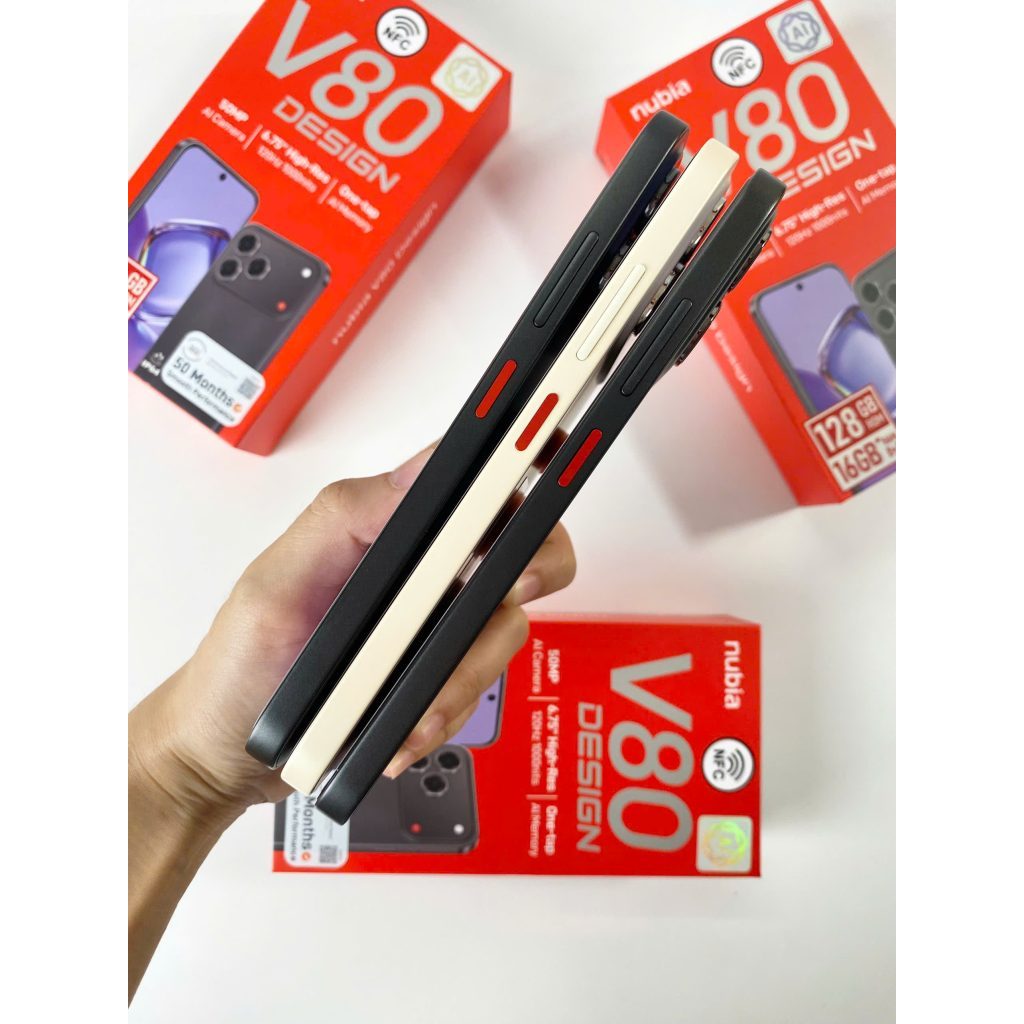 [Chính hãng] Điện Thoại ZTE Nubia V80 Design Fullbox Mới Nguyên Seal Pin 5000 mAh Có NFC BH 12 Tháng