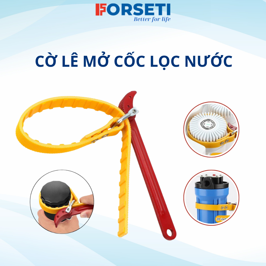 Cờ lê mở Nắp Lọc Dầu FORSETI Dây coroa cao su đa năng tùy chỉnh