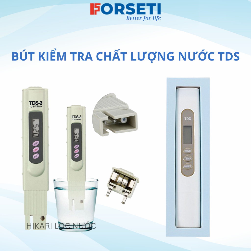 Bút Đo Kiểm Tra Lượng Nước FORSETI Kiểm tra chất rắn hòa tan trong nước