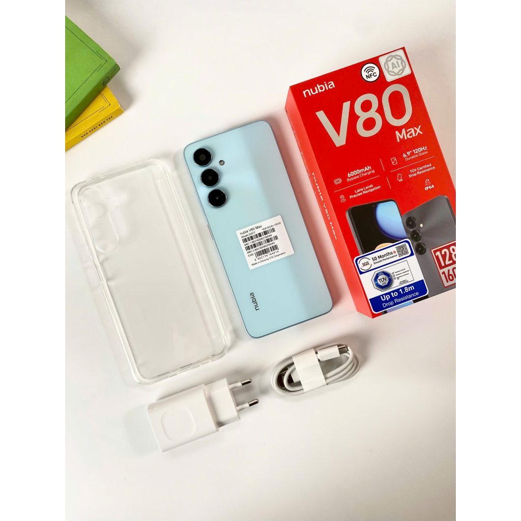 [Chính hãng] Điện Thoại ZTE Nubia V80 Max Fullbox Mới Nguyên Seal Màn 120Hz Pin 6000 mAh BH 12 Tháng