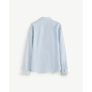 Áo sơ mi tay dài nam linen sọc. Regular - ROUTINE 10S26SHL035