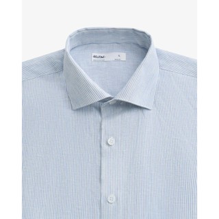 Áo sơ mi tay dài nam linen sọc. Regular - ROUTINE 10S26SHL035