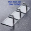 Combo 50 Móc dán INOX, chịu lực siêu dính , chất liệu inox 304, lắp đặt không cần khoan.