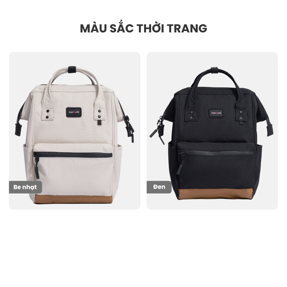 Ba lô chống trộm Mini chống thấm nước TOKYOLIFE 40004604 (33x22x14cm) - 13 inch
