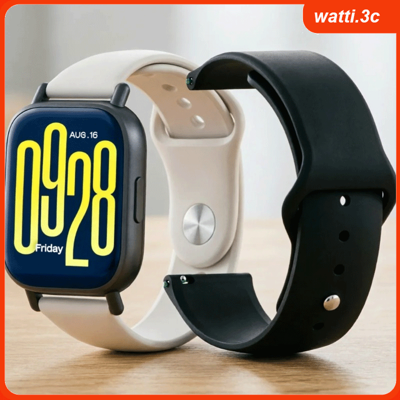Dây đeo silicone dạng vòng cho Redmi Watch 5 Lite, dây thể thao dành cho Xiaomi Mi Watch 5 và Mi5 Active, dây đeo tay 22