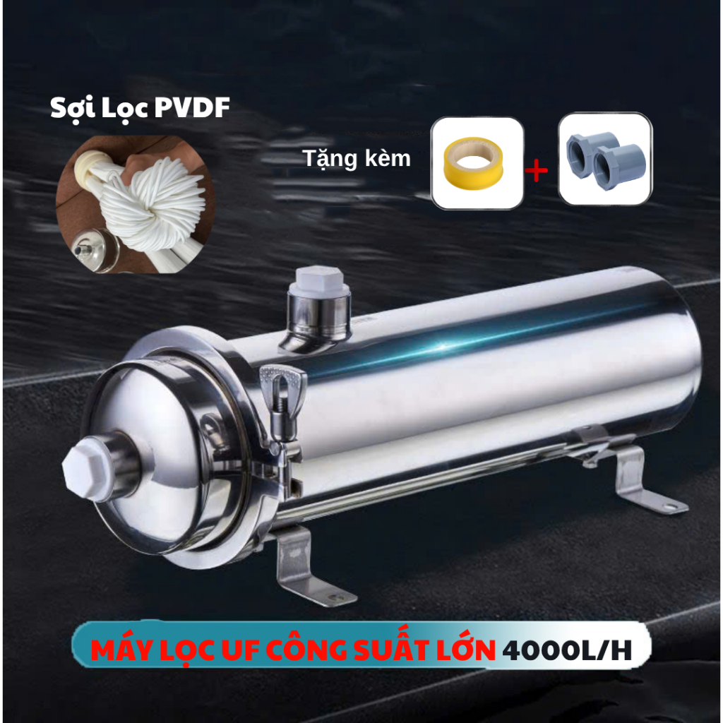 Máy lọc nước UF FORSETI Sử dụng Lõi Lọc PVDF công suất 4000L/giờ