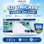 Khẩu Trang 5D UNICARE - Thùng 300 Chiếc Khẩu Trang Khán Khuẩn, 3 Lớp Chống Bụi Mịn