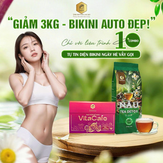 VITA Cafe Đông Trùng Hạ Thảo Trà Detox - Ngũ Cốc Cafe Cacao Không Đường - Dinh Dưỡng Hỗ Trợ Sống Khỏe