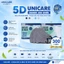 Khẩu Trang 5D UNICARE - Thùng 300 Chiếc Khẩu Trang Khán Khuẩn, 3 Lớp Chống Bụi Mịn
