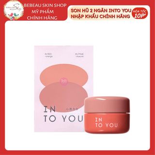 Son Bùn Into You Clash & Duo Lip Mud Dạng Hũ 2 Ngăn 5g Kèm Cọ - Nhập Khẩu Chính Hãng