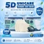 Khẩu Trang 5D UNICARE - Thùng 300 Chiếc Khẩu Trang Khán Khuẩn, 3 Lớp Chống Bụi Mịn