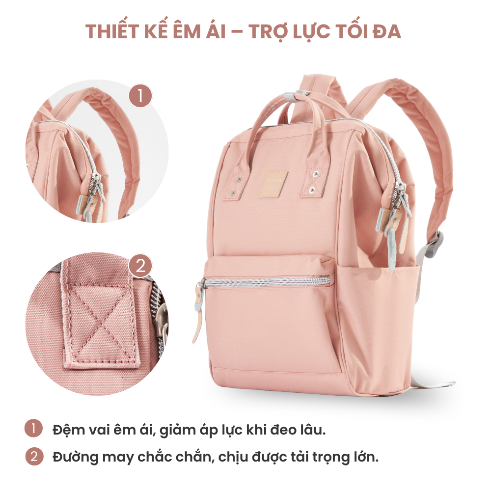 Ba Lô Chống Trộm Chống Thấm Nước TOKYOLIFE 40005732 (Laptop 15.6inch) và 40004604 (Máy 10 inch)