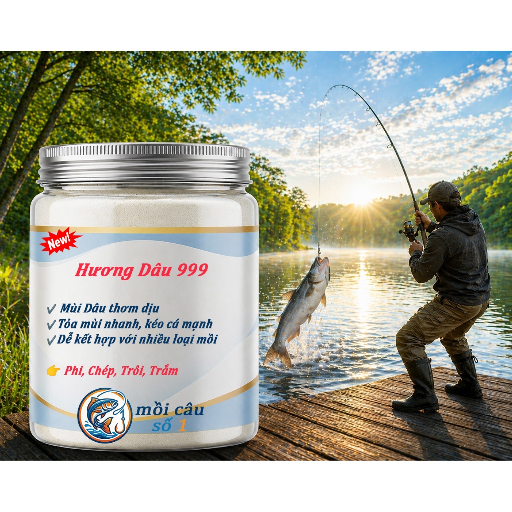 Tinh Mùi Dâu 999 Đậm Đặc – Siêu dụ Rô Phi, Chép, Trắm, Trôi – Hương Liệu Câu Cá | Feed Flavor Fruit 999