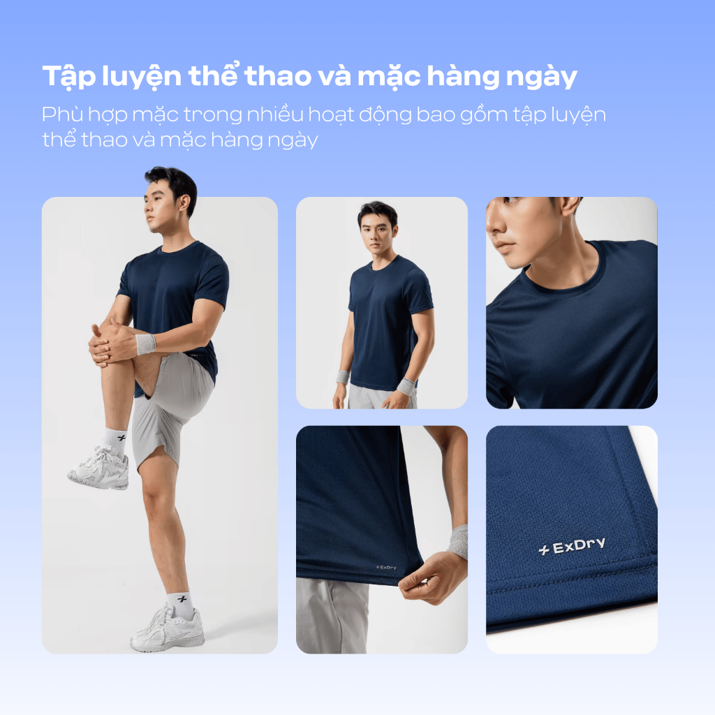 [TẶNG COMBO 2 TẤT]Set đồ tiết kiệm tập Gym, Pickleball Áo thể thao Nam Coolmate Basics + Quần Maxcool thoáng mát