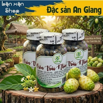 [ĐẶC SẢN AN GIANG] Combo 3 hủ Viên Trái Nhàu Sấy Khô – Thực Phẩm Cho Người Cao Huyết Áp, Tiểu Đường.