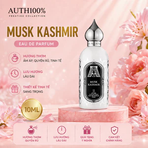 Nước Hoa Unisex Musk Kashmir Chiết 10ml – Hương Thơm Hiện Đại, Quyến Rũ, Tinh Tế, Lưu Hương Lâu