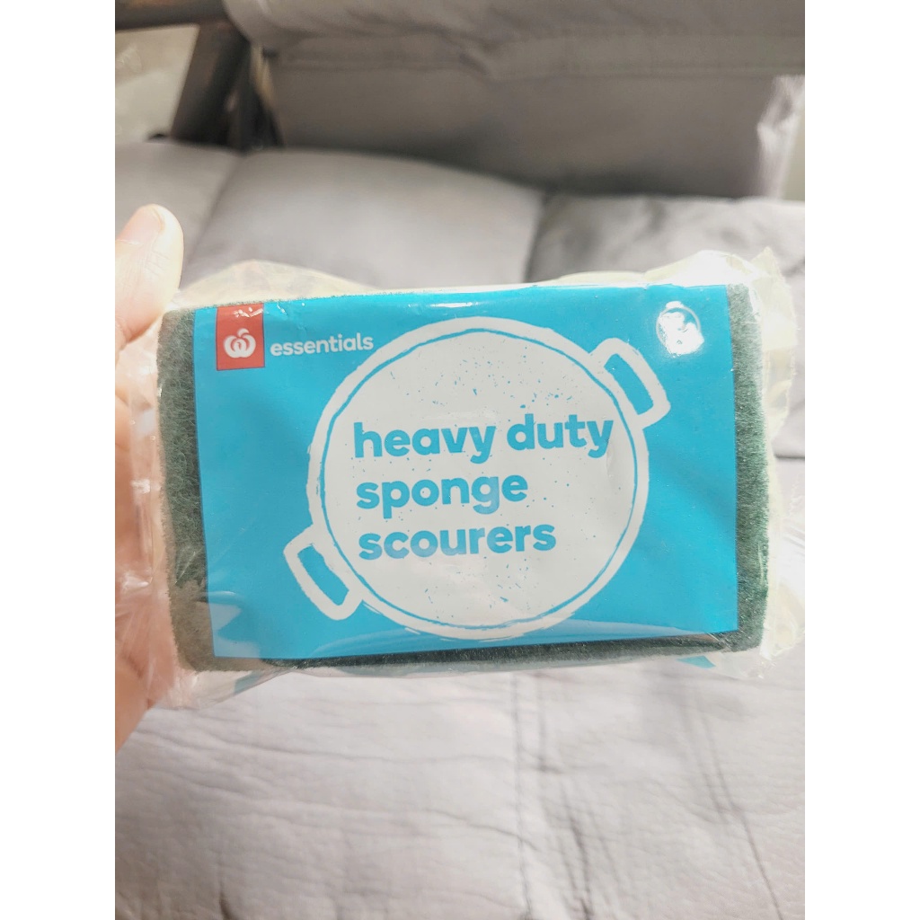 Hàng Úc 🧽 Set 5 miếng bọt biển cellulose rửa chén & lau chùi đa năng Woolworths Essentials | BigBuy360 - bigbuy360.vn