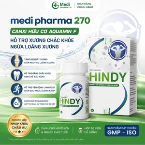 Viên Uống Canxi Vitamin D3 K2 -Hindy- Bổ Sung Canxi Hữu Cơ | giúp xương và răng chắc khỏe, tê bì chân tay