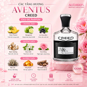 Nước Hoa Aventus Nam Chiết Mini 10ml – Mùi Dứa Khói Sang Trọng, Cuốn Hút, Đẳng Cấp