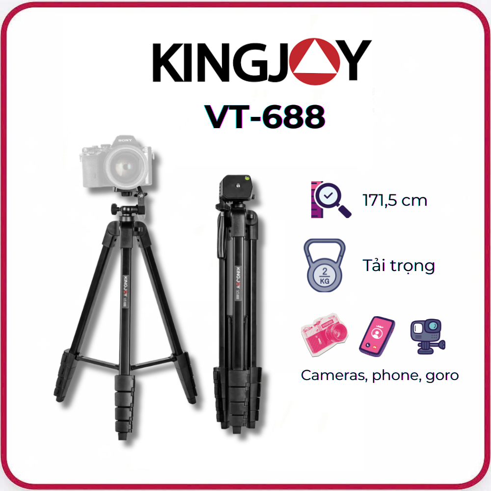 Chân tripod Kingjoy VT-688