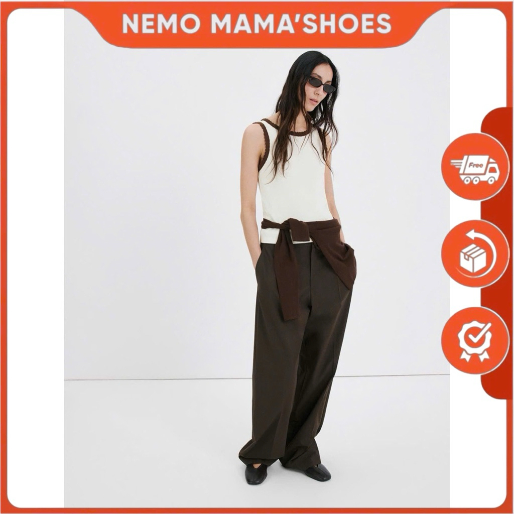 MANGO ÁO THUN SÁT NÁCH VIỀN REN CÁ TÍNH NỔI BẬT (260416014)