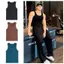 Áo Ba Lỗ Gân Tăm Lạnh 3KMEN, Áo Tanktop Sát Nách Thoáng Mát Co Giãn 4 Chiều Nhiều Màu