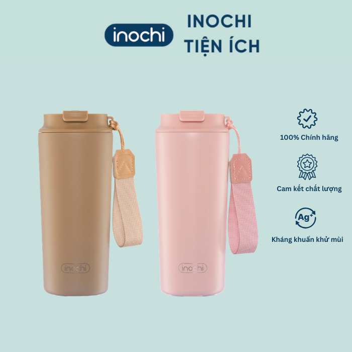 Bình giữ nhiệt Fuji Pace INOCHI 540ml có quai xách, giữ nhiệt tối thiểu 6h